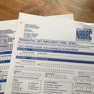 NHBRC enrollment forms